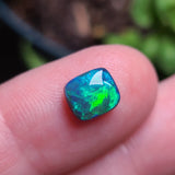 Bright Green Black Opal, 1.16ct from Lighting Ridge, AUS