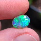 Green Black Crystal Opal, 1.53ct from Lighting Ridge, Australia