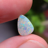 Colorful Dark Opal 1.03ct from Lighting Ridge, Australia