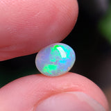 Bright Green Crystal Opal, 0.98ct from Lighting Ridge, AUS
