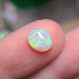 Bright Green Crystal Opal, 0.98ct from Lighting Ridge, AUS