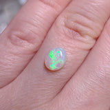 Bright Green Crystal Opal, 0.98ct from Lighting Ridge, AUS