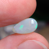 Pale Green Light Opal Drop, 1.36ct from Lightning Ridge, Australia