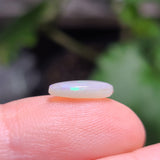 Pale Green Light Opal Drop, 1.36ct from Lightning Ridge, Australia