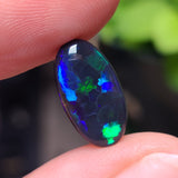 Green Blue Black Opal, 2.49ct from Lightning Ridge, Australia