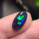 Green Blue Black Opal, 2.49ct from Lightning Ridge, Australia