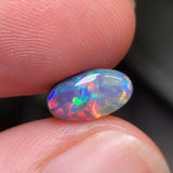 Red and Blue Dark Opal, 0.94ct from Lightning Ridge, Australia