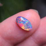 Red and Blue Dark Opal, 0.94ct from Lightning Ridge, Australia