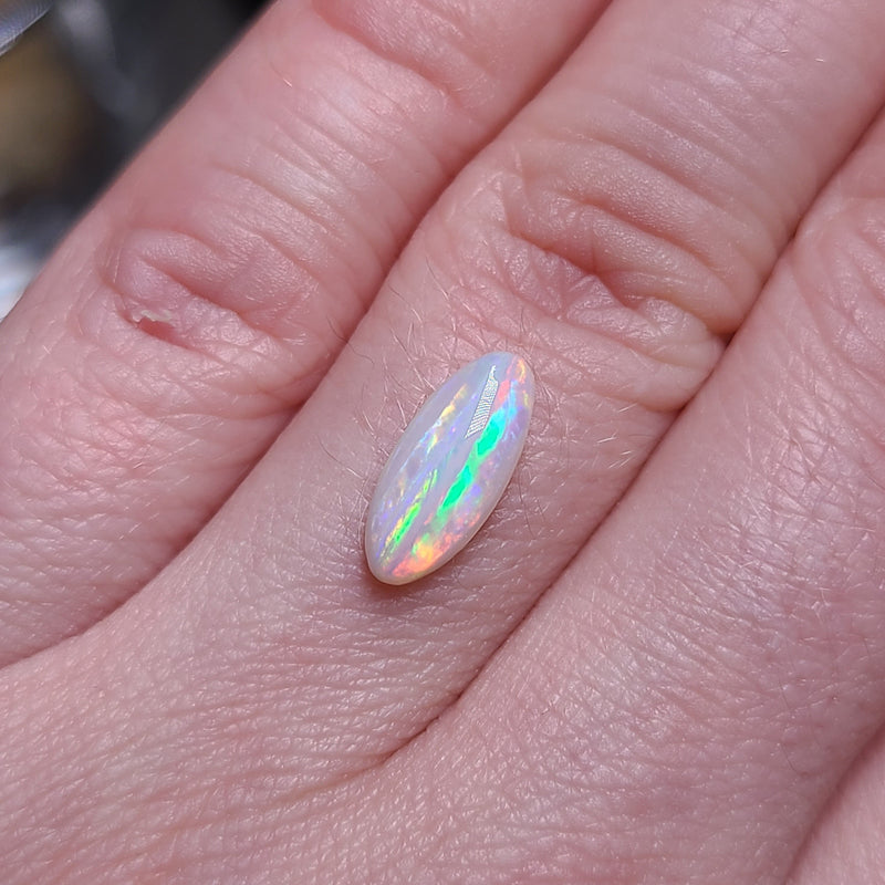 Colorful Crystal Opal with Bands, 1.56ct from Brazil