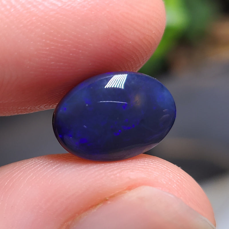 Blue Black Opal,  3.26ct from Lightning Ridge, AUS