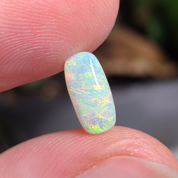 Golden Orange Crystal Opal, 0.94ct from Lighting Ridge, Australia