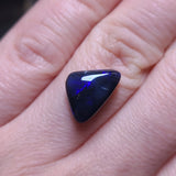 Blue Black Opal with Imperfections, 4.05ct from Lighting Ridge, Australia
