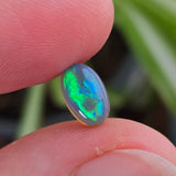Green Black Crystal Opal, 1.12ct from Lighting Ridge, Australia