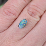 Colourful Dark Opal, 1.03ct from Lighting Ridge, Australia