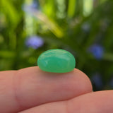 Chrysoprase Cabochon from Tanzania , 5.88ct