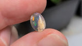 Colorful Crystal Opal with Inclusions, 1.66ct from Lighting Ridge, Australia
