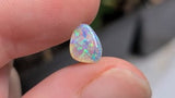 Green Crystal Opal with Inclusions, 0.86ct from Lighting Ridge, AUS