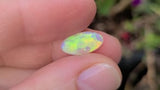 Green Golden Double sided Crystal Opal, 1.60ct from Brazil