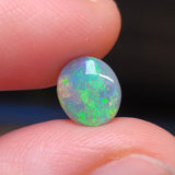 Green and Red Dark Opal, 0.96ct from Lighting Ridge, Australia