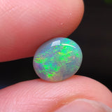 Green and Red Dark Opal, 0.96ct from Lighting Ridge, Australia