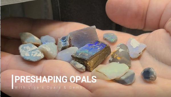 Preshaping Australian Opals