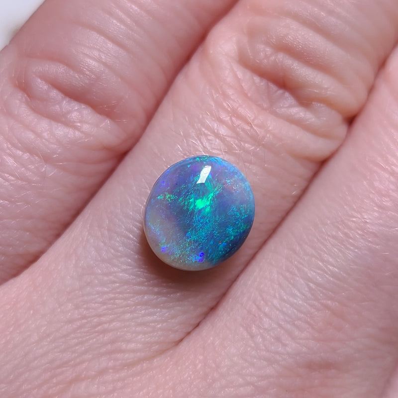 Green and Blue Mixed Body Opal, 2.64ct from Lighting Ridge, AUS