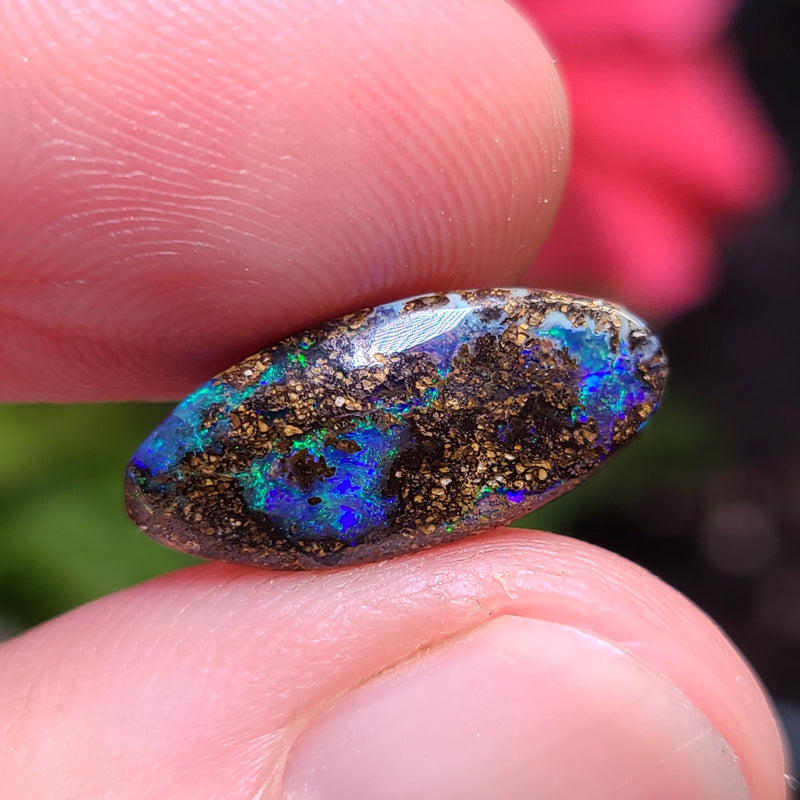 Bright Boulder Opal, 4.49ct from Queensland, AUS