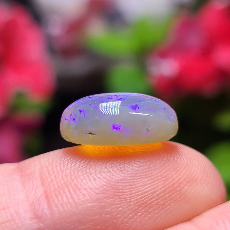 Purple Crystal Opal, 6.20ct from Lightning Ridge, AUS