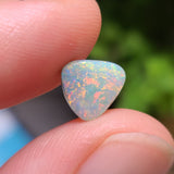 Colorful Dark Opal 0.88ct from Lighting Ridge, AUS