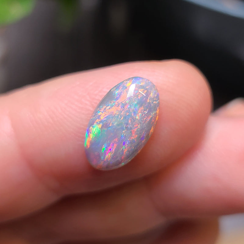 Gem Dark Opal 2.22ct from Lighting Ridge, AUS
