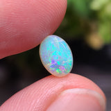 Green Crystal Opal, 0.80ct from Lightning Ridge, AUS