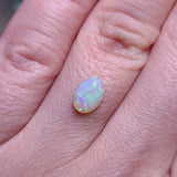 Green Crystal Opal, 0.80ct from Lightning Ridge, AUS