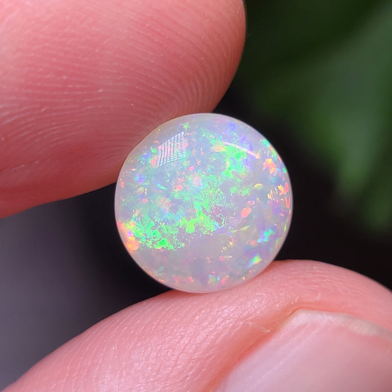 Double Sided, Round Crystal Opal, 2.51ct from Brazil