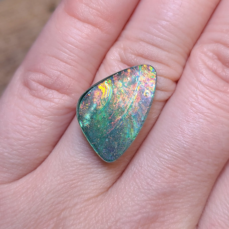 Ancient Silk Road Glass, 8.16ct from North Israel
