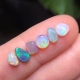 Jewelers Parcel of Small Australian Opals, 2.48tcw/6pcs