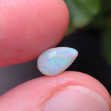 Pastel Green Dark Opal Drop, 0.81ct from Lighting Ridge, AUS