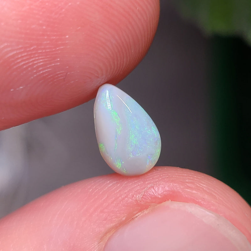 Pastel Green Dark Opal Drop, 0.81ct from Lighting Ridge, AUS