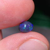 Blue Black Opal, 0.76ct from Lightning Ridge, AUS