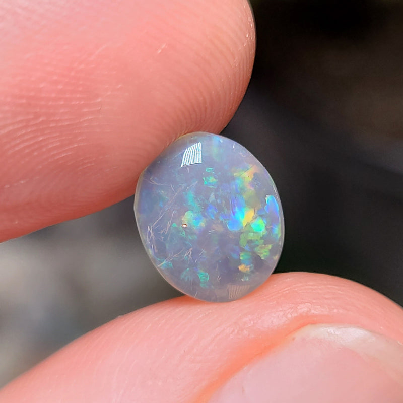 Dark Crystal Opal, 1.22ct from Lightning Ridge, AUS