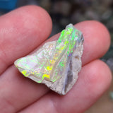 Bright Crystal Opal on Sand Matrix, 1.68g from Mintabie AUS