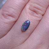 Dark Crystal Opal, 0.54ct from Lightning Ridge, AUS