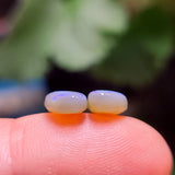 Green and Purple Dark Opal Pair, 4.19tcw from Lighting Ridge, AUS