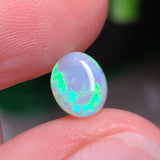 Bright Green Crystal Opal, 0.98ct from Lighting Ridge, AUS