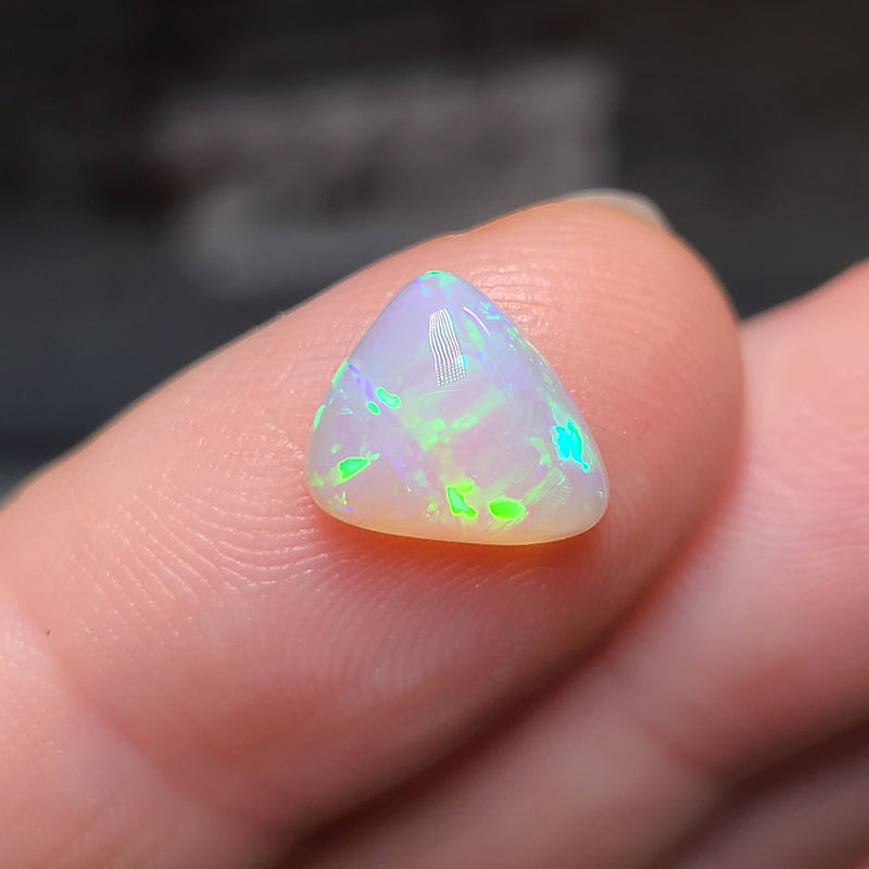 Green Crystal Opal Cabochon, 1.75ct from Brazil
