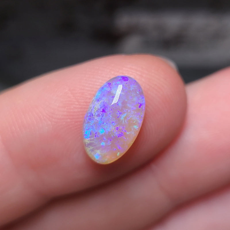 Purple Crystal Opal, 2.22ct from Lighting Ridge, AUS