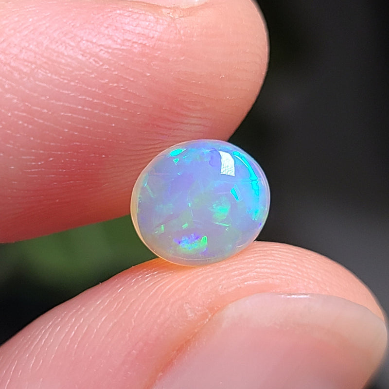 Green Crystal Opal Cabochon, 0.70ct from Brazil