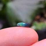 Colorful Black Opal, 0.77ct from Lightning Ridge, AUS