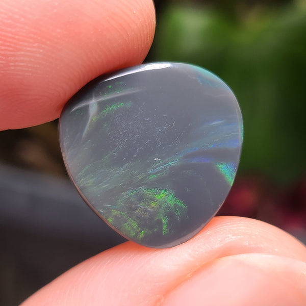 Green Black Picture Opal, 4.26ct from Lightning Ridge, AUS