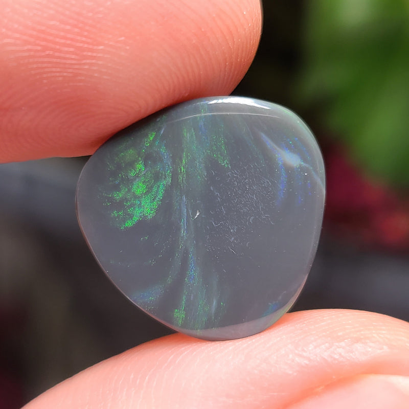 Green Black Picture Opal, 4.26ct from Lightning Ridge, AUS