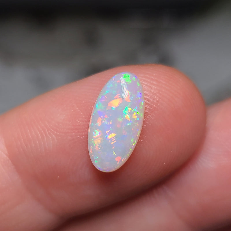 Colorful Light Opal, 1.52ct from Brazil